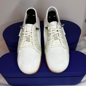 Minimalist Sneakers WHITIN Size 3.5 Knit Barefoot Lace Up